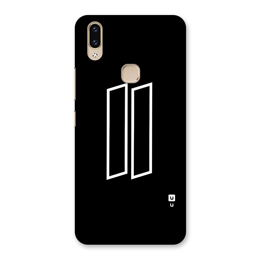 Minimal Slant Rectangles Back Case for Vivo V9 Youth