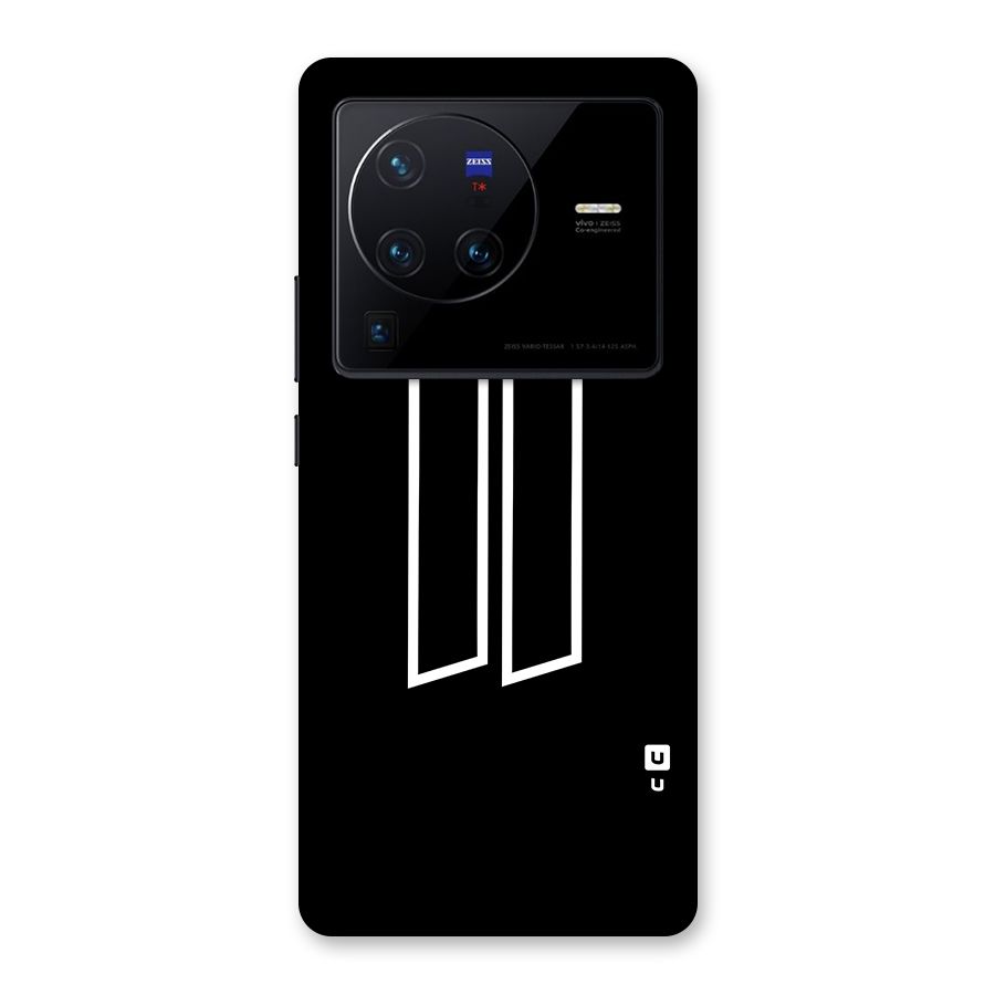 Minimal Slant Rectangles Back Case for Vivo X80 Pro