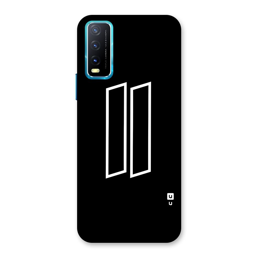 Minimal Slant Rectangles Back Case for Vivo Y20G