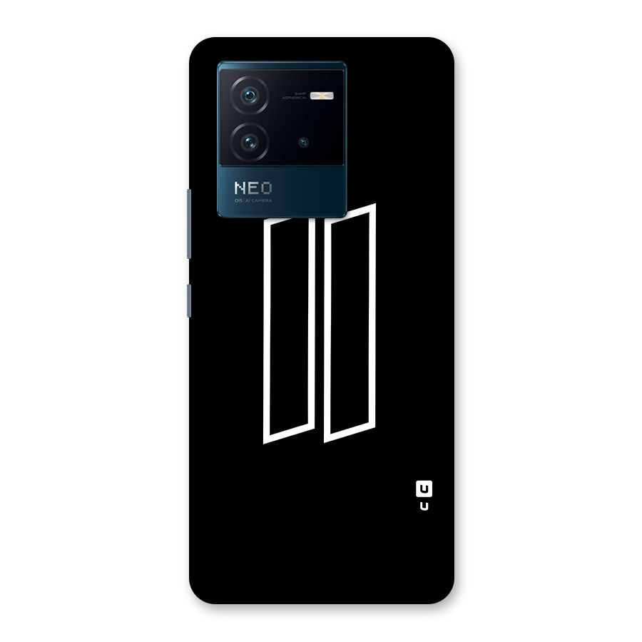 Minimal Slant Rectangles Back Case for Vivo iQOO Neo 6 5G