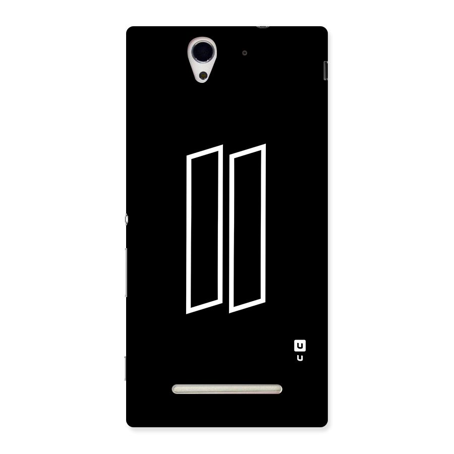Minimal Slant Rectangles Back Case for Xperia C3