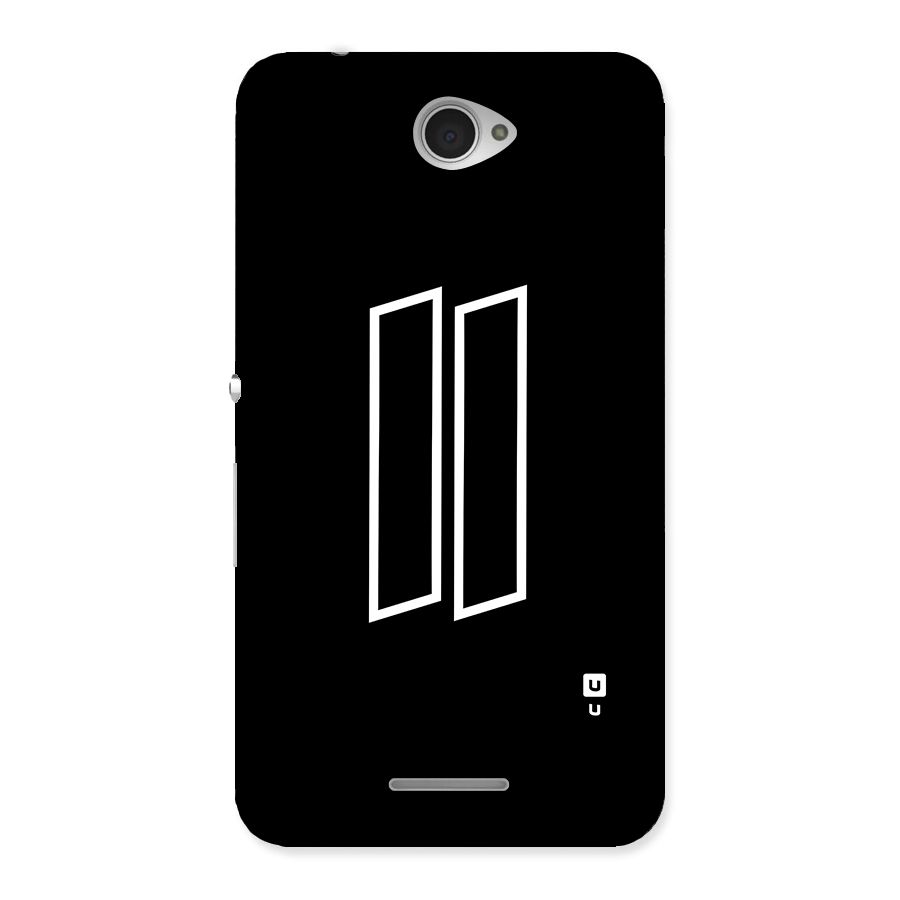 Minimal Slant Rectangles Back Case for Xperia E4