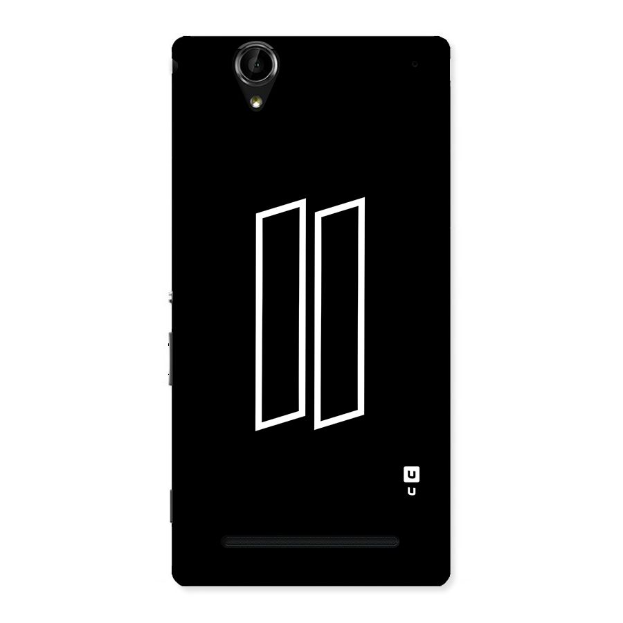 Minimal Slant Rectangles Back Case for Xperia T2