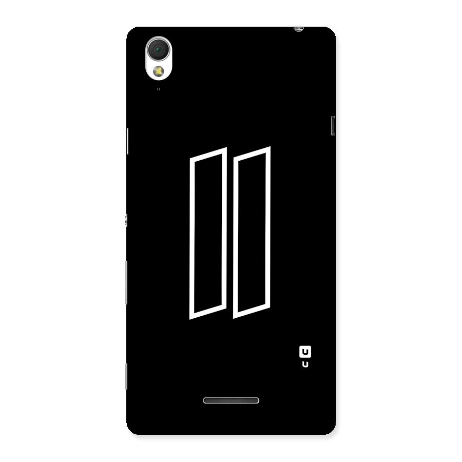 Minimal Slant Rectangles Back Case for Xperia T3
