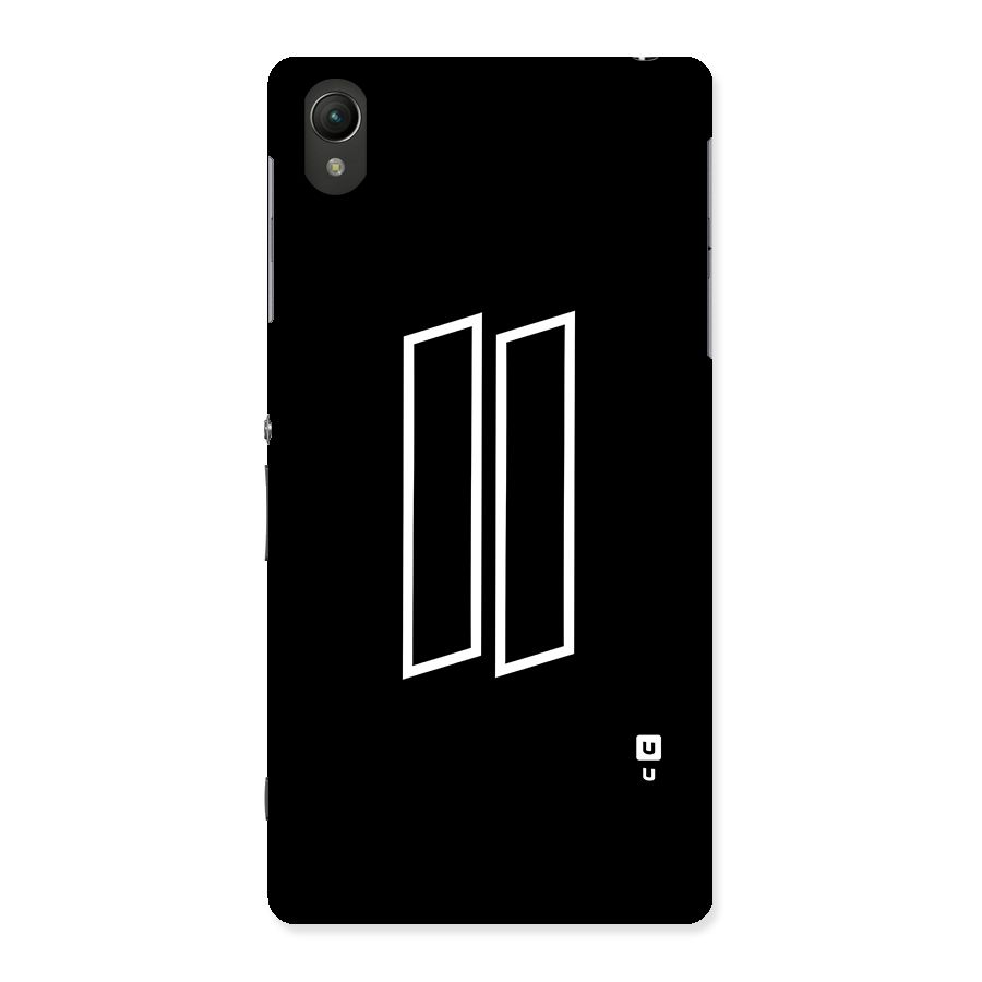 Minimal Slant Rectangles Back Case for Xperia Z2