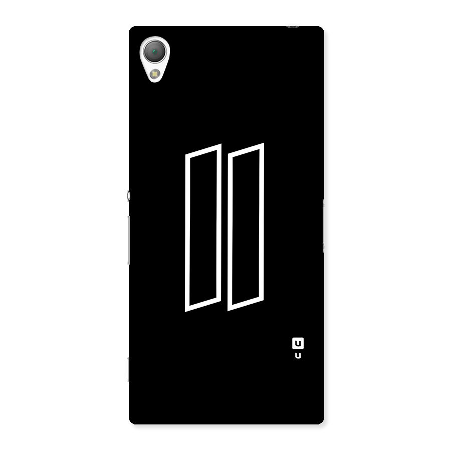 Minimal Slant Rectangles Back Case for Xperia Z3