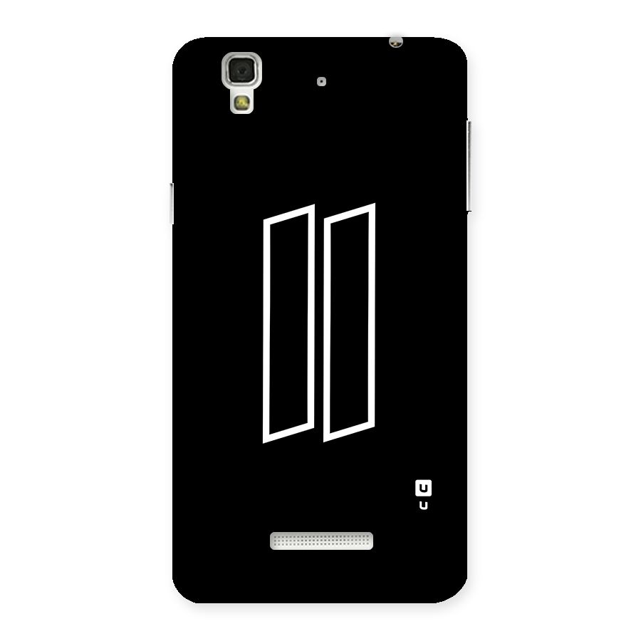 Minimal Slant Rectangles Back Case for Yureka