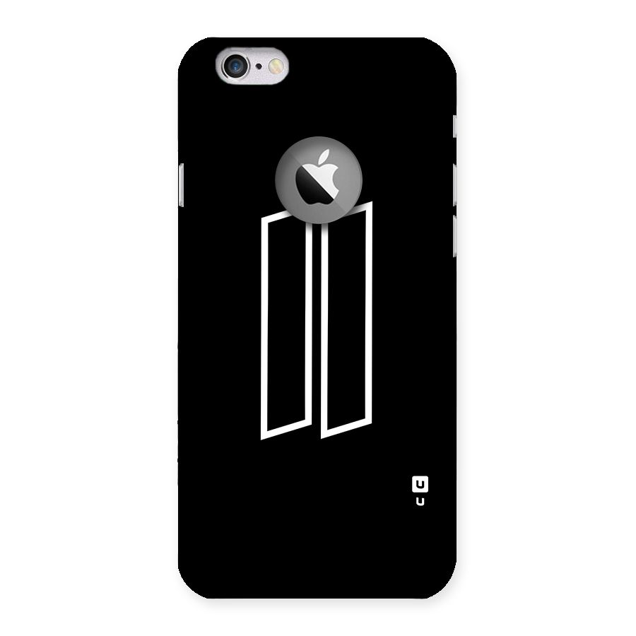 Minimal Slant Rectangles Back Case for iPhone 6 Logo Cut