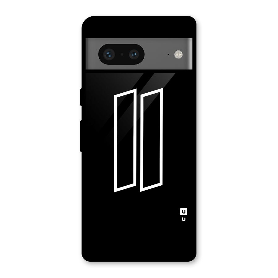 Minimal Slant Rectangles Glass Back Case for Google Pixel 7