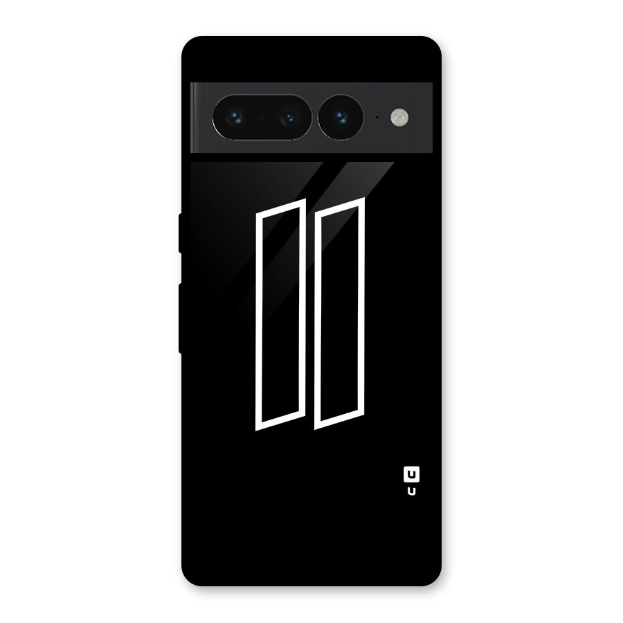 Minimal Slant Rectangles Glass Back Case for Google Pixel 7 Pro