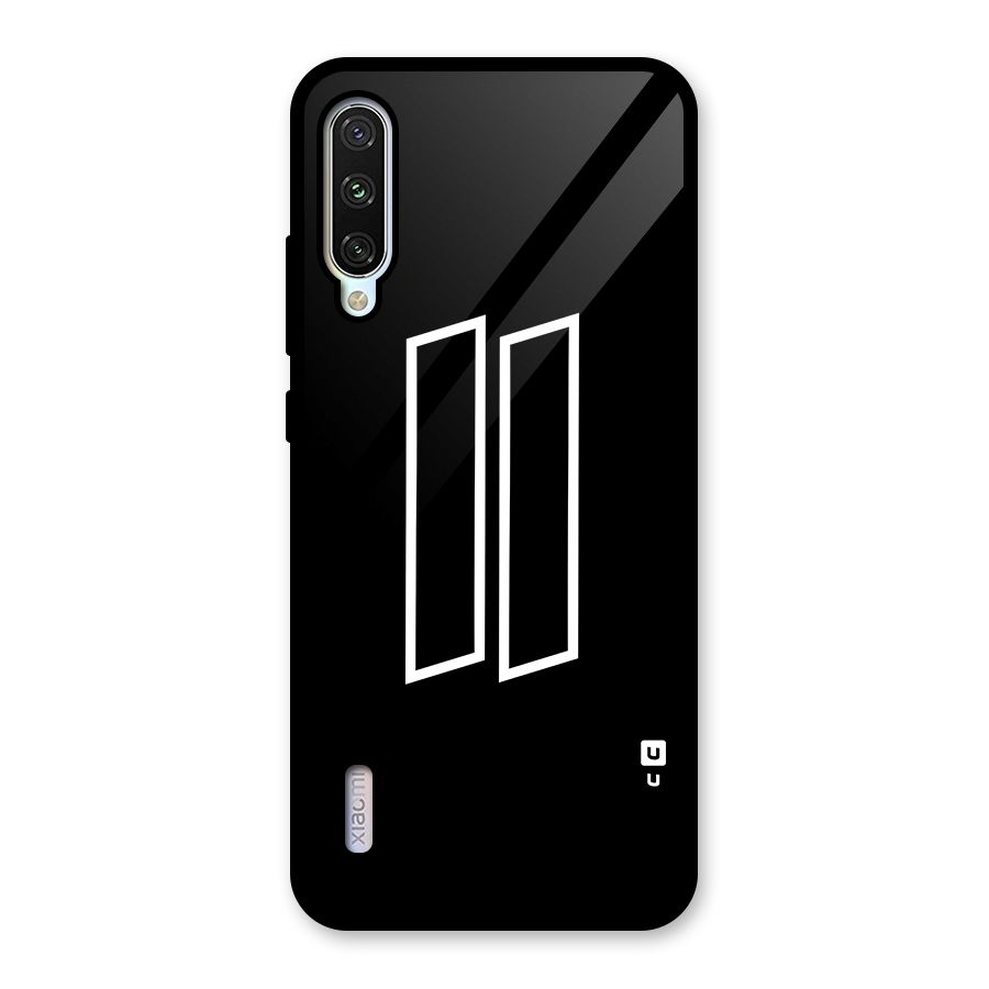 Minimal Slant Rectangles Glass Back Case for Mi A3