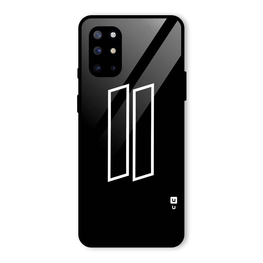 Minimal Slant Rectangles Glass Back Case for OnePlus 8T