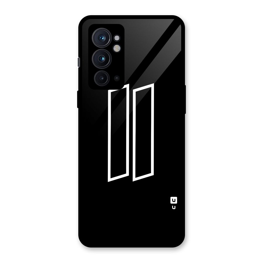 Minimal Slant Rectangles Glass Back Case for OnePlus 9RT 5G