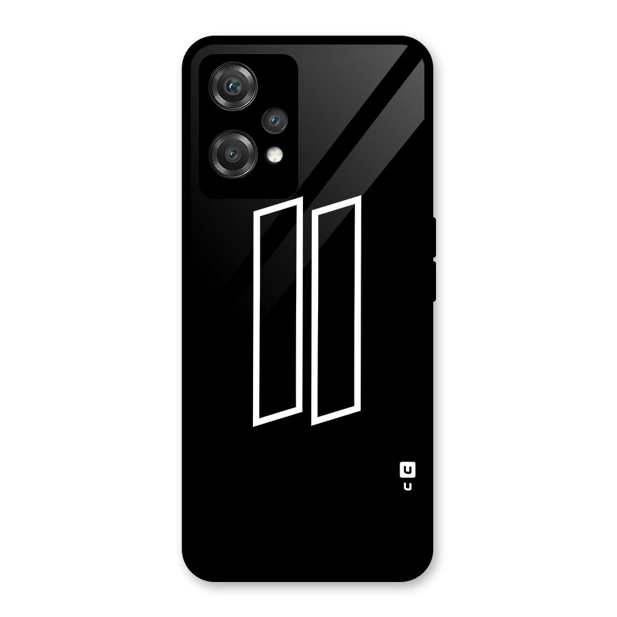 Minimal Slant Rectangles Glass Back Case for OnePlus Nord CE 2 Lite 5G
