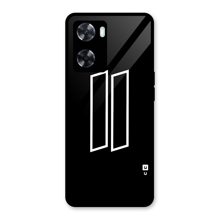 Minimal Slant Rectangles Glass Back Case for Oppo A77