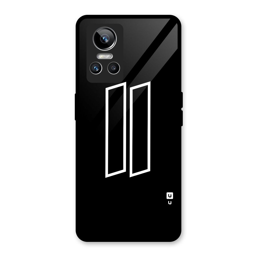 Minimal Slant Rectangles Glass Back Case for Realme GT Neo 3