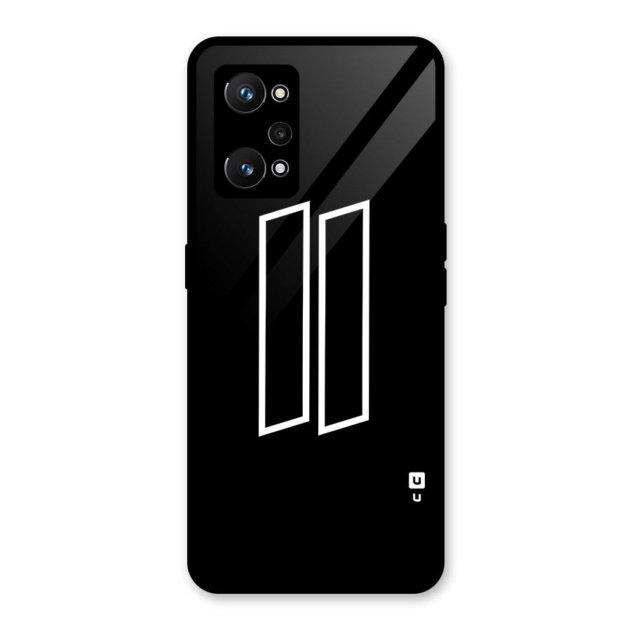 Minimal Slant Rectangles Glass Back Case for Realme GT Neo 3T
