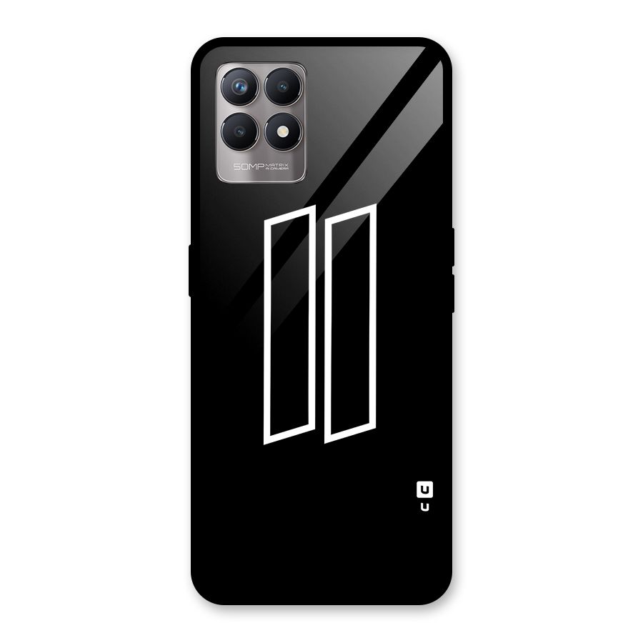 Minimal Slant Rectangles Glass Back Case for Realme Narzo 50