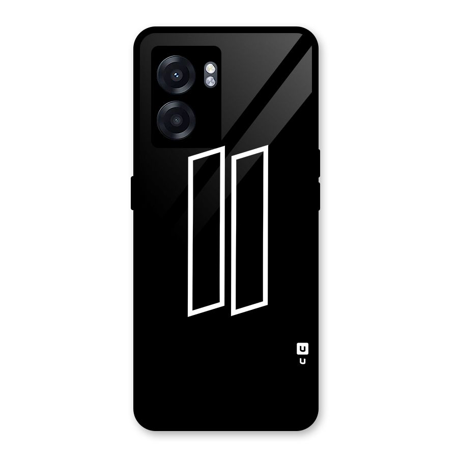 Minimal Slant Rectangles Glass Back Case for Realme Narzo 50 5G