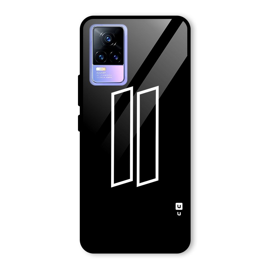 Minimal Slant Rectangles Glass Back Case for Vivo Y73