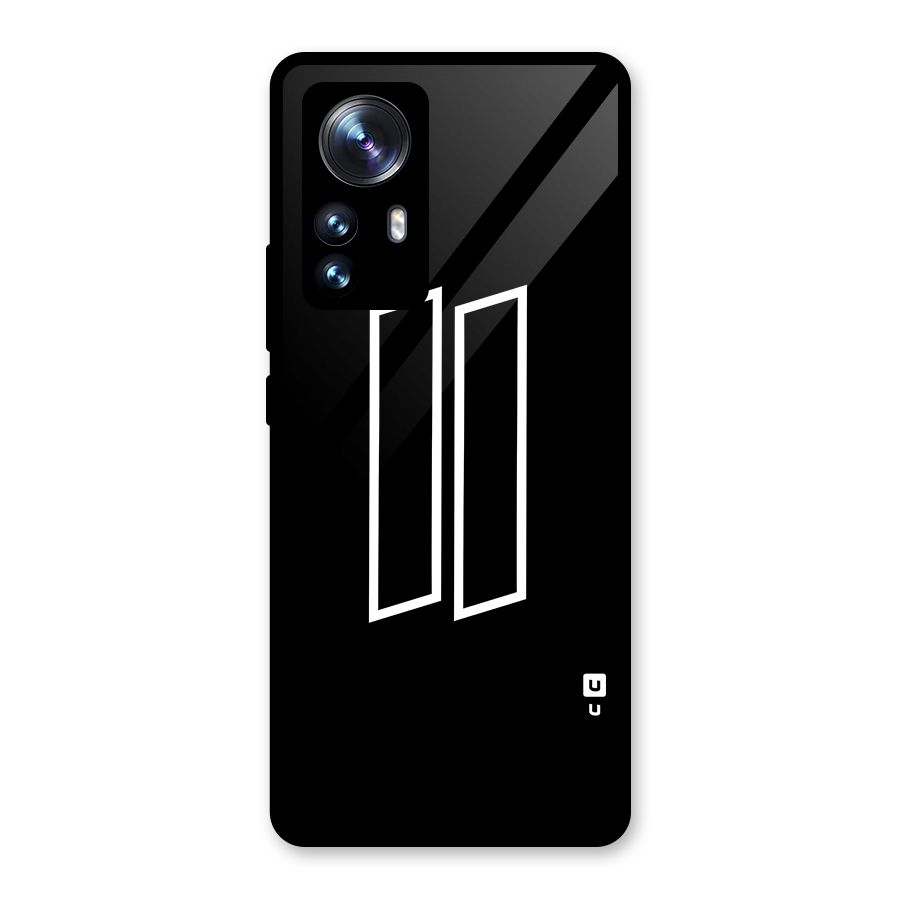 Minimal Slant Rectangles Glass Back Case for Xiaomi 12 Pro
