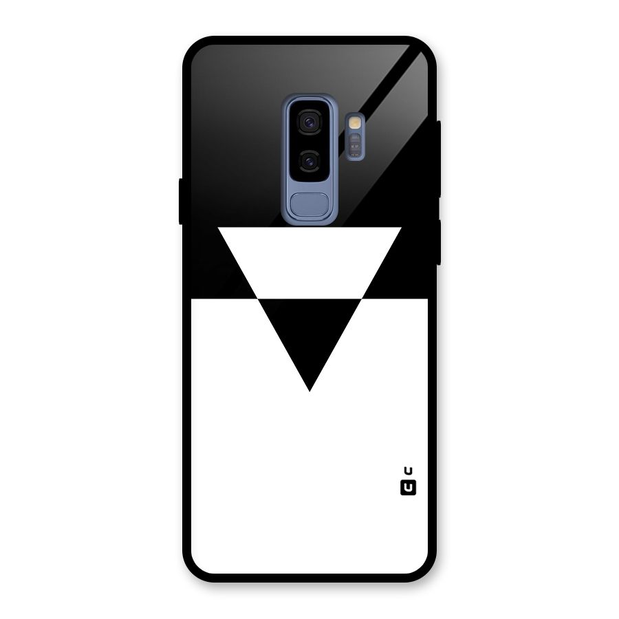 Minimal Triangle Glass Back Case for Galaxy S9 Plus