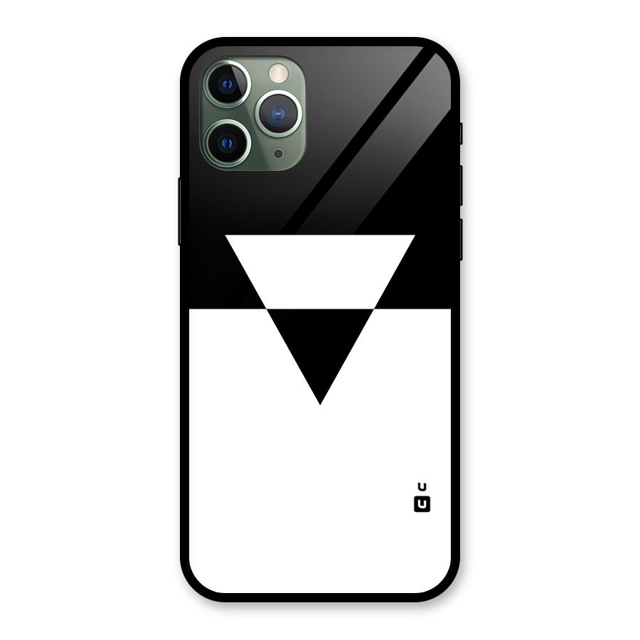 Minimal Triangle Glass Back Case for iPhone 11 Pro