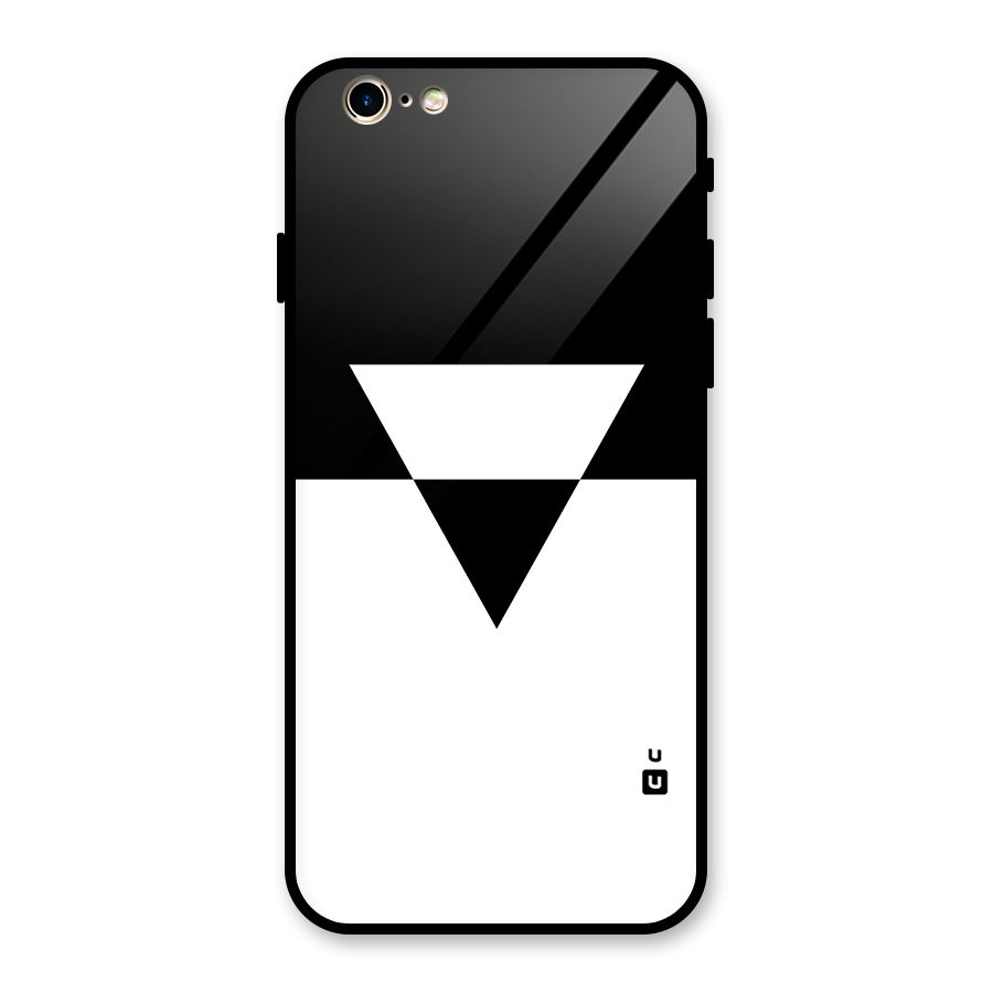 Minimal Triangle Glass Back Case for iPhone 6 6S