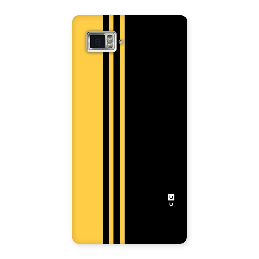 Minimal Yellow and Black Design Back Case for Vibe Z2 Pro K920