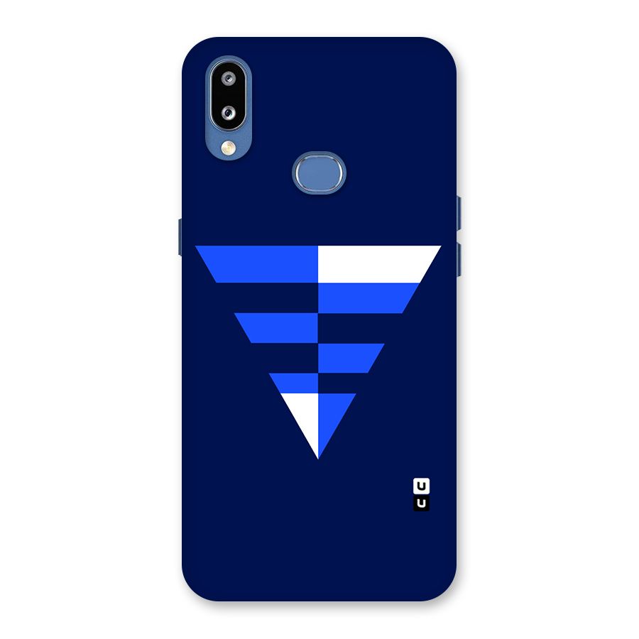 Minimalistic Abstract Inverted Triangle Back Case for Galaxy M01s