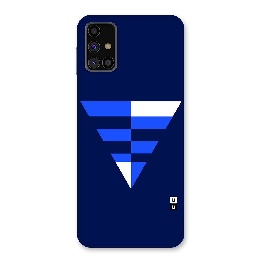 Minimalistic Abstract Inverted Triangle Back Case for Galaxy M31s
