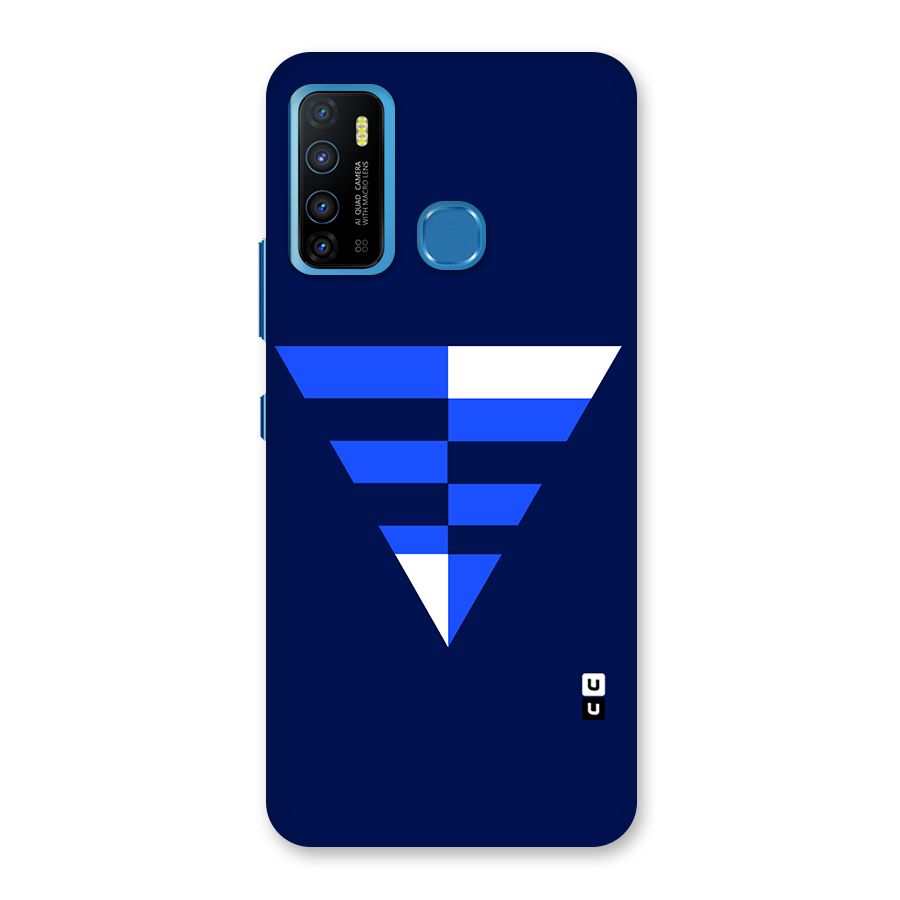 Minimalistic Abstract Inverted Triangle Back Case for Infinix Hot 9