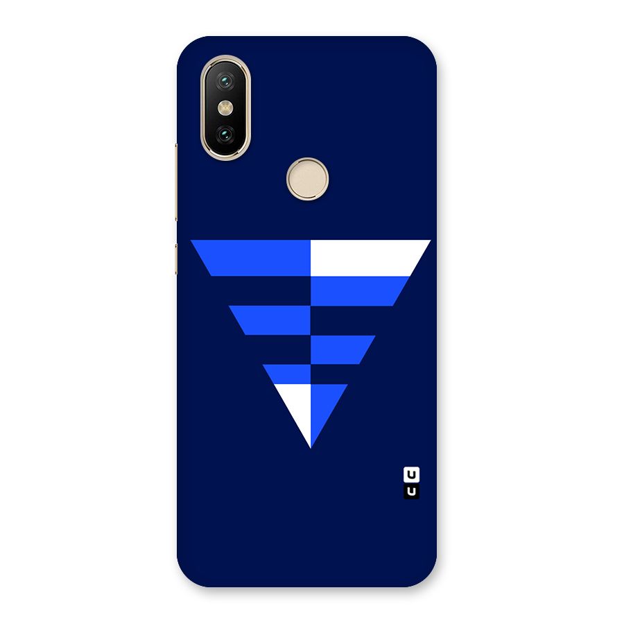 Minimalistic Abstract Inverted Triangle Back Case for Mi A2