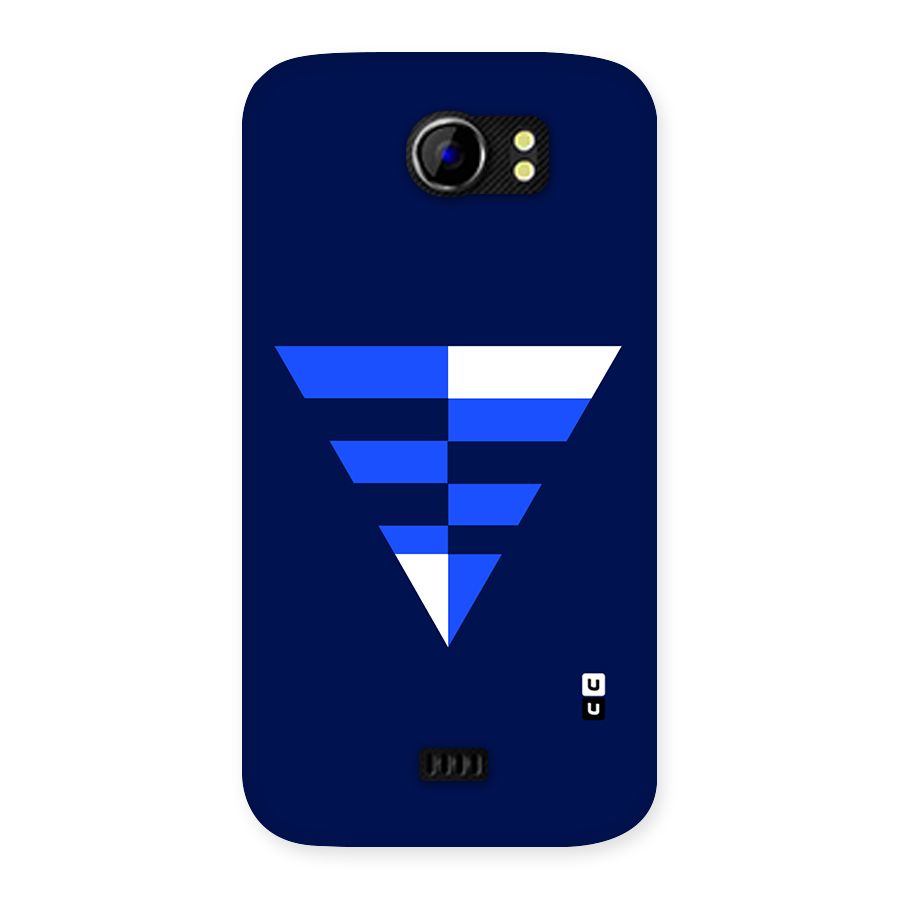 Minimalistic Abstract Inverted Triangle Back Case for Micromax Canvas 2 A110