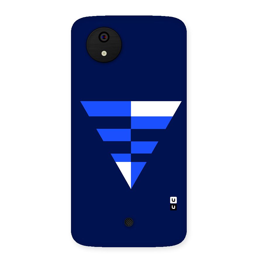 Minimalistic Abstract Inverted Triangle Back Case for Micromax Canvas A1
