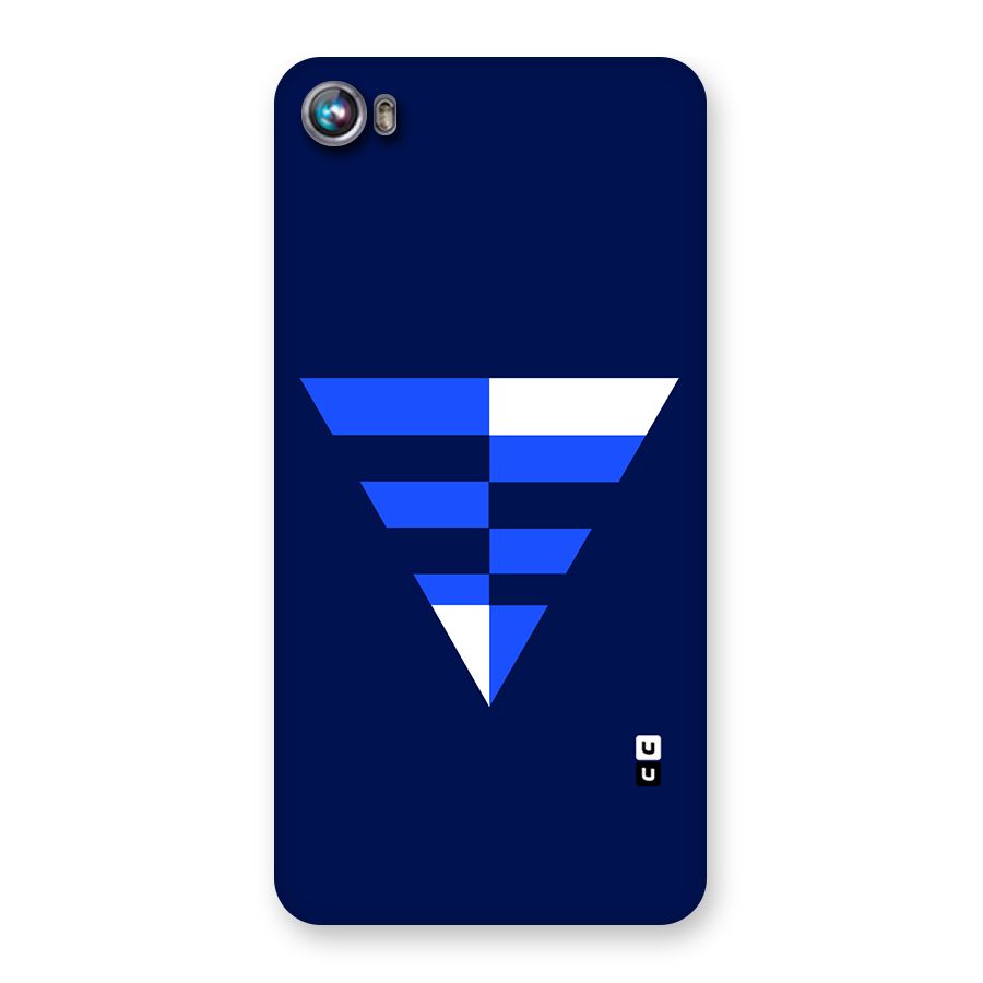 Minimalistic Abstract Inverted Triangle Back Case for Micromax Canvas Fire 4 A107
