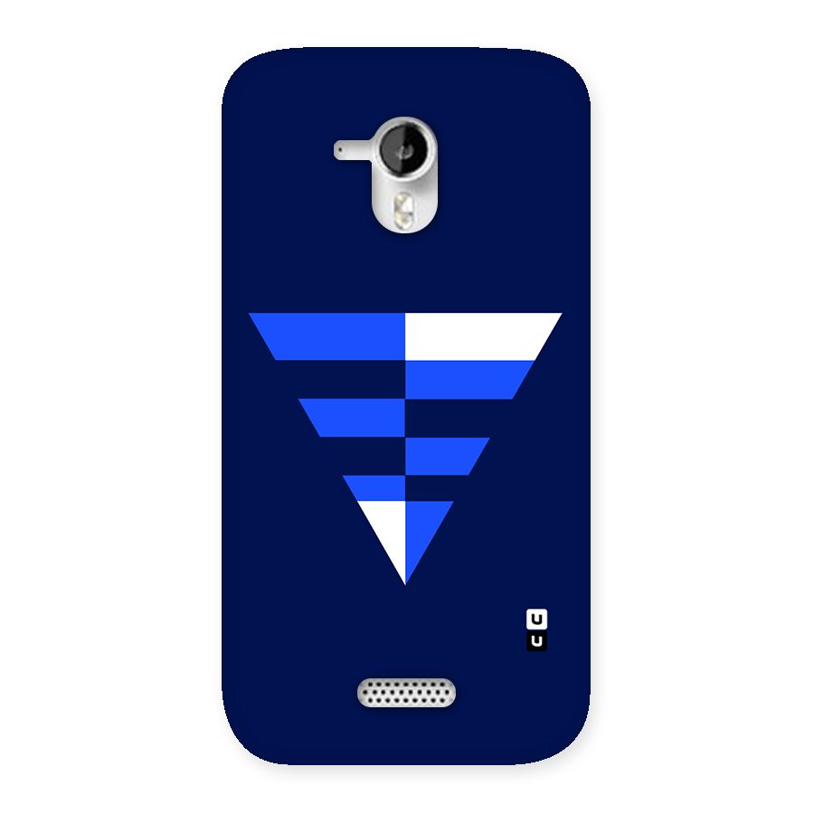Minimalistic Abstract Inverted Triangle Back Case for Micromax Canvas HD A116