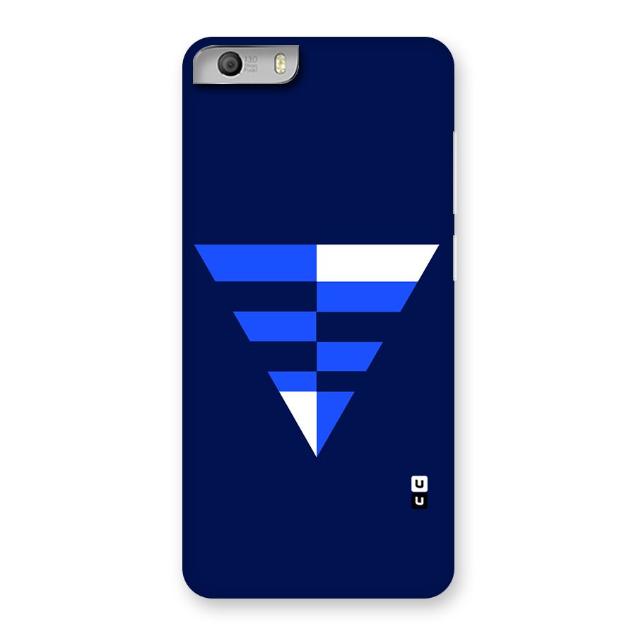 Minimalistic Abstract Inverted Triangle Back Case for Micromax Canvas Knight 2