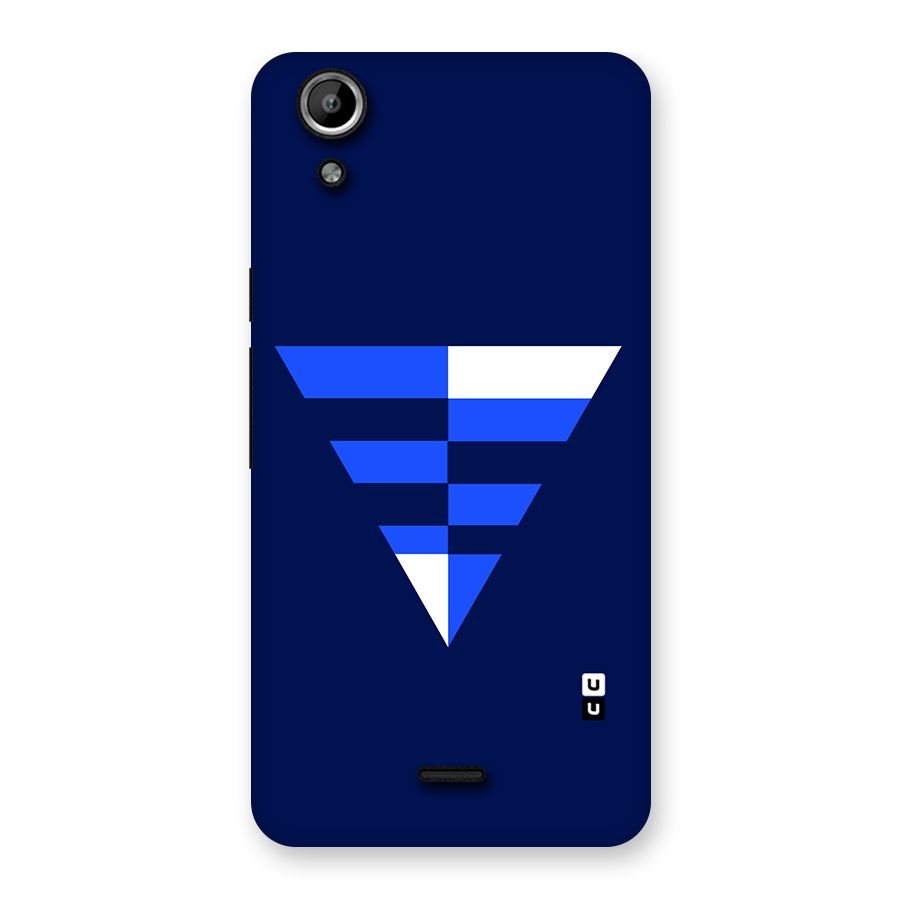 Minimalistic Abstract Inverted Triangle Back Case for Micromax Canvas Selfie Lens Q345