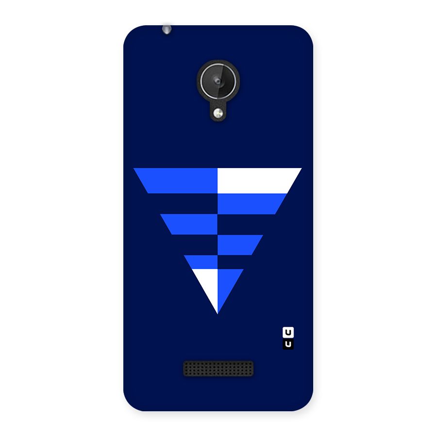 Minimalistic Abstract Inverted Triangle Back Case for Micromax Canvas Spark Q380