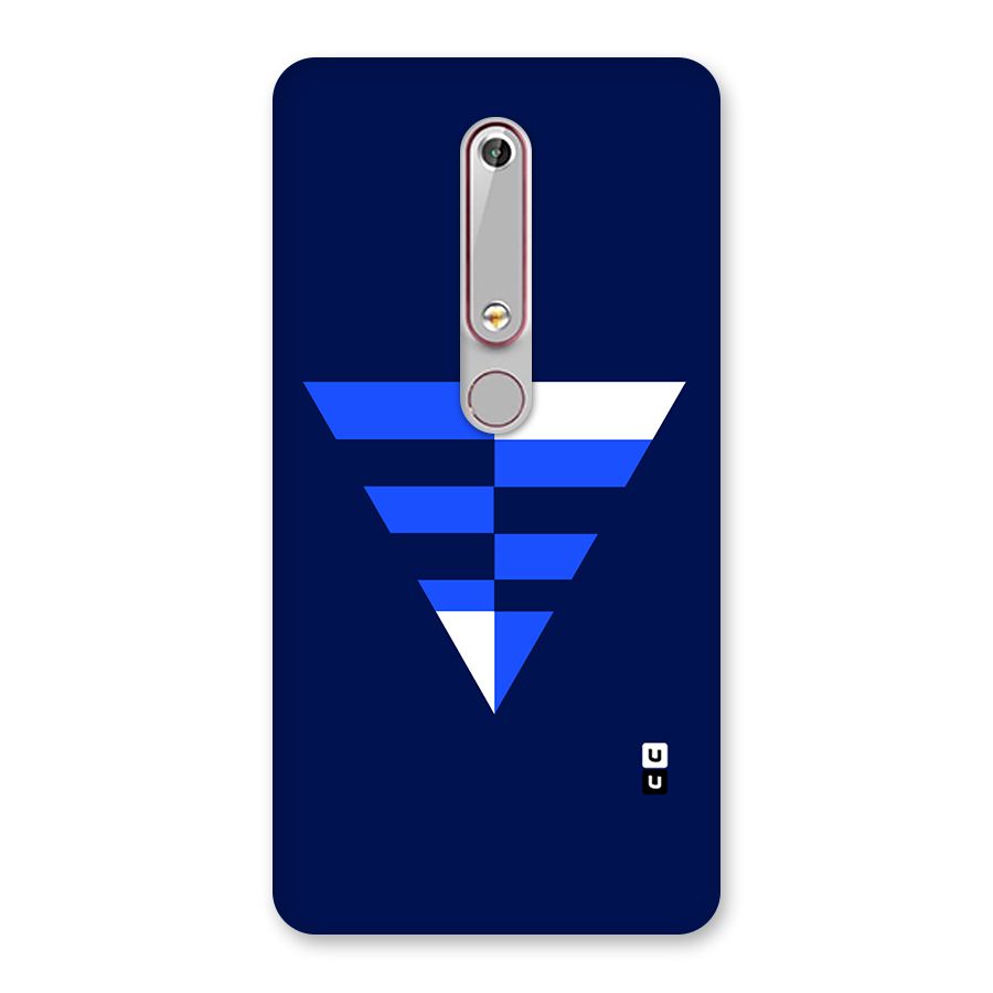 Minimalistic Abstract Inverted Triangle Back Case for Nokia 6.1