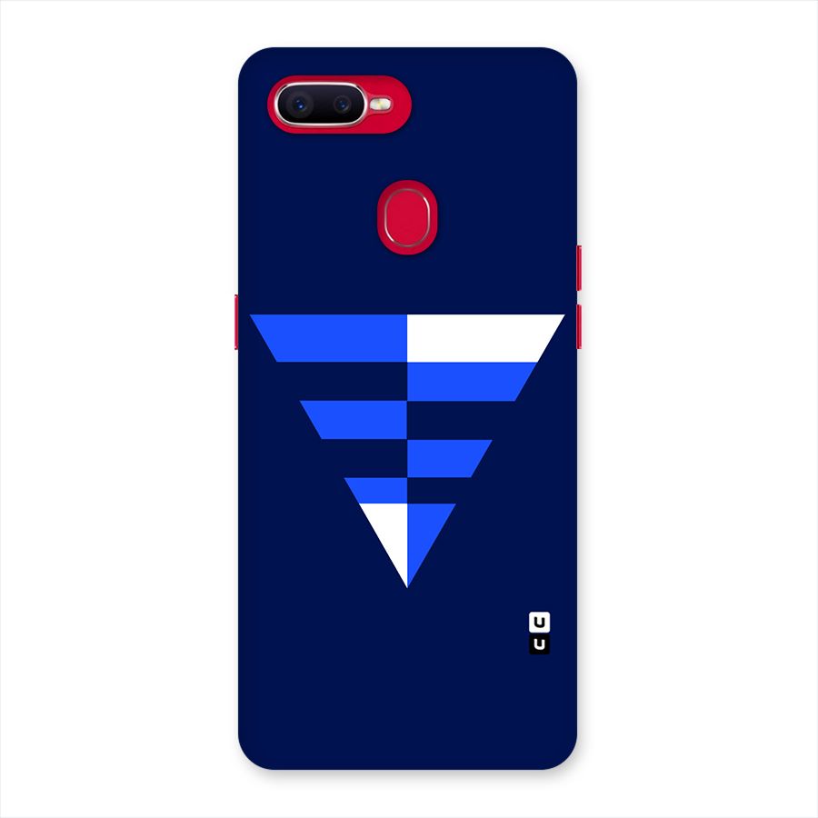Minimalistic Abstract Inverted Triangle Back Case for Oppo F9 Pro