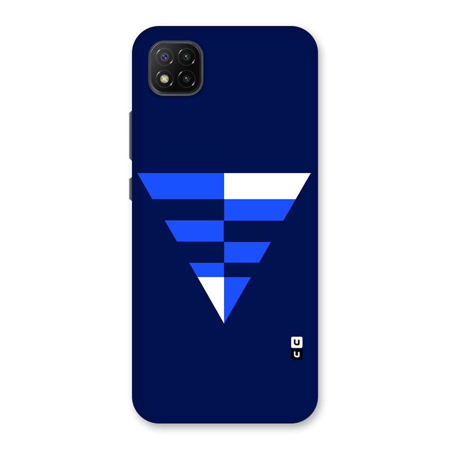 Minimalistic Abstract Inverted Triangle Back Case for Poco C3
