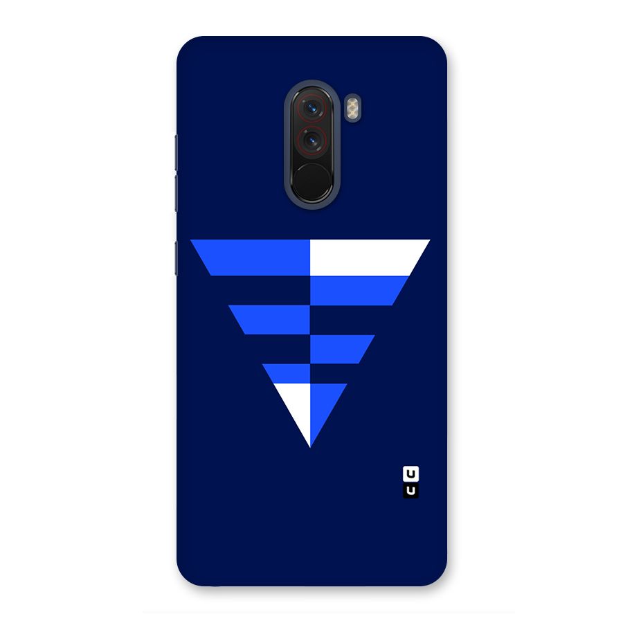 Minimalistic Abstract Inverted Triangle Back Case for Poco F1