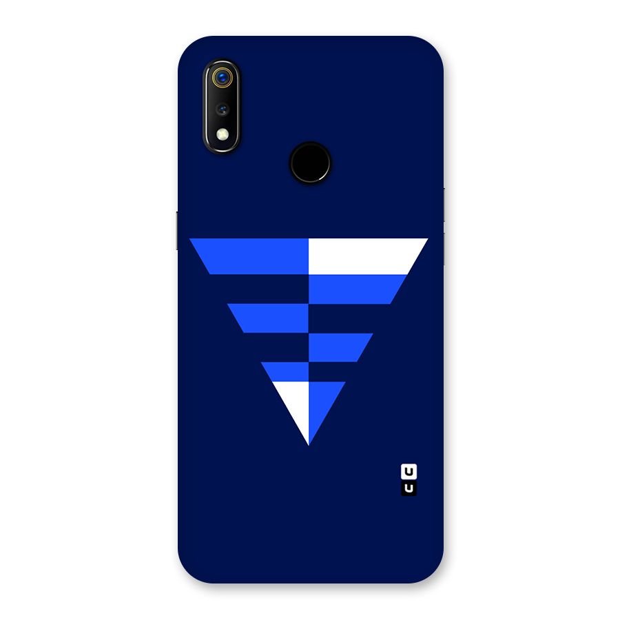 Minimalistic Abstract Inverted Triangle Back Case for Realme 3