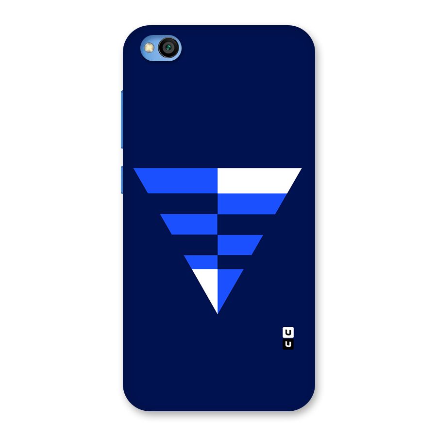 Minimalistic Abstract Inverted Triangle Back Case for Redmi Go