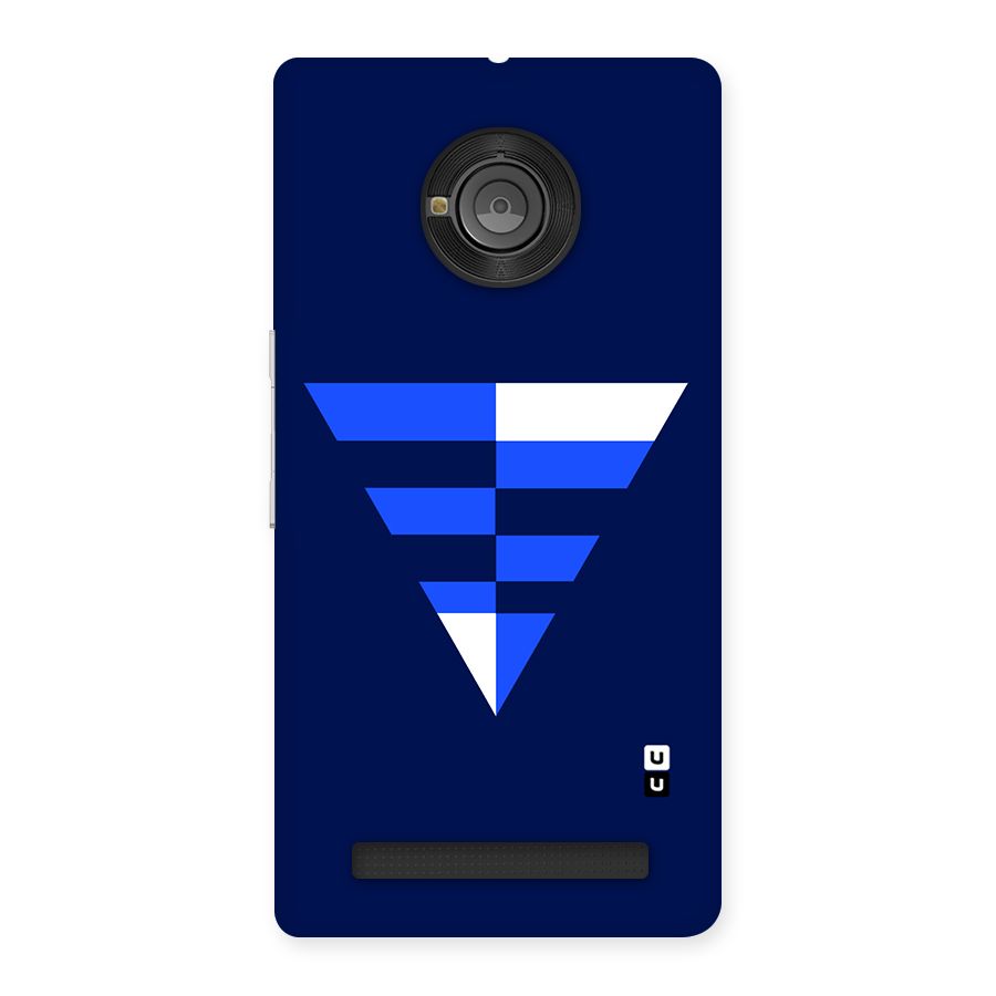 Minimalistic Abstract Inverted Triangle Back Case for Yu Yunique