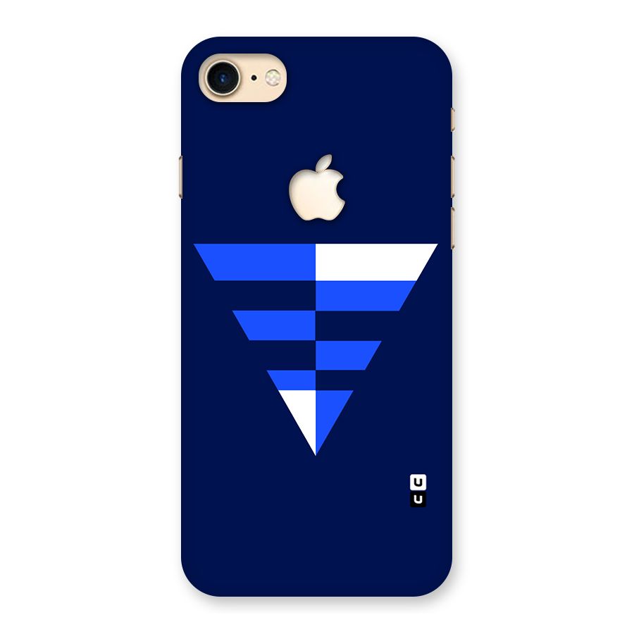 Minimalistic Abstract Inverted Triangle Back Case for iPhone 7 Apple Cut