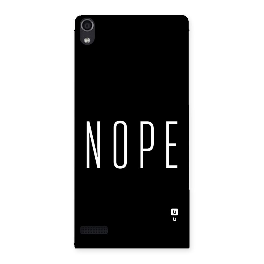 Minimalistic Nope Back Case for Ascend P6