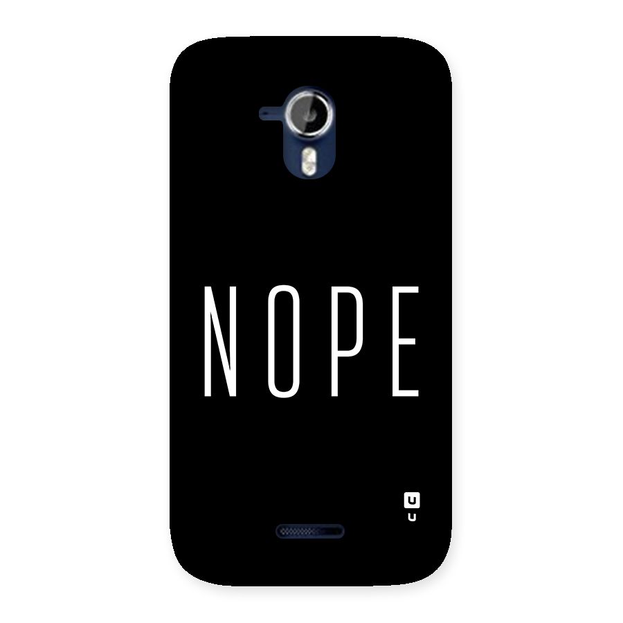 Minimalistic Nope Back Case for Canvas Magnus A117